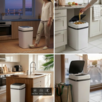 Household Fully Automatic Induction Smart Trash Can With Lid