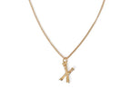 Retro Letter Necklace Pendant