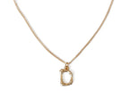Retro Letter Necklace Pendant